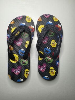 Colorful Sesame Street Flip Flops